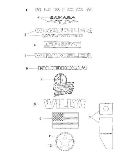 Decal Fender Winter Edition Diagram for 6DR23RXFAA