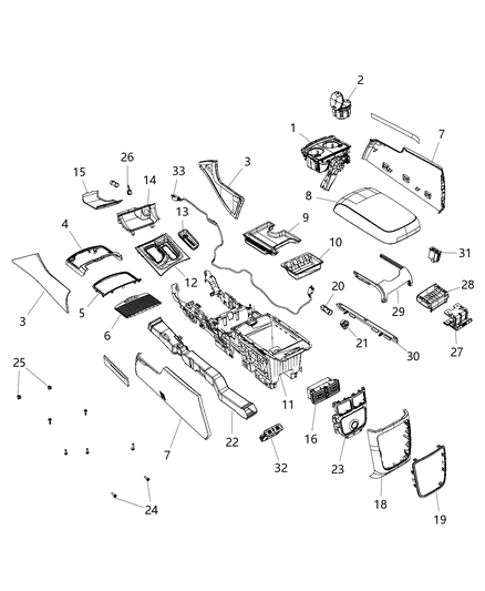 Bezel Gear Shift Indicator Diagram for 5XY53AAAAA