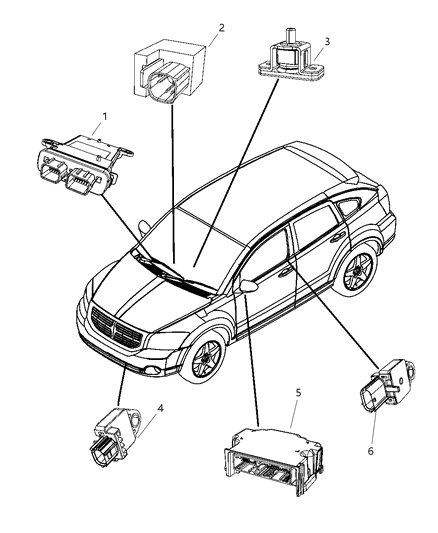 Module Occupant Classification Diagram for 4896024AD