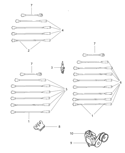 Coil Ignition Diagram for 56028138AD