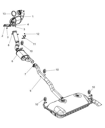 Converter Catalytic Diagram for 5272862AF