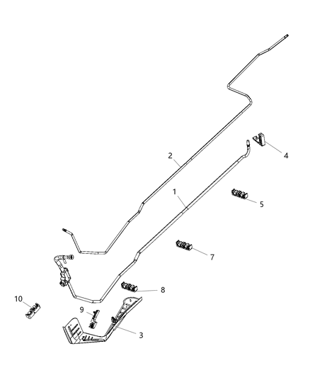 Clip Retaining Diagram for 68373916AA