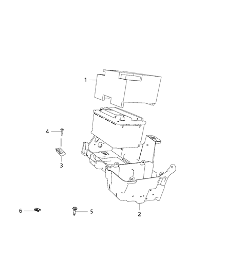 Bracket Module Diagram for 68364605AA