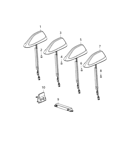 Antenna Module Diagram for 68323160AA