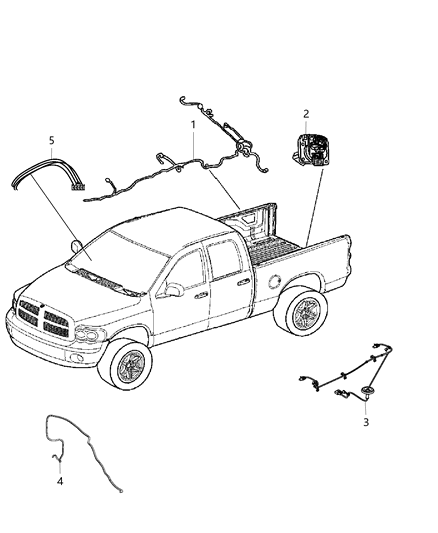 2007 Jeep Patriot Wiring Jumper Front Axle Disconnect Diagram for 68223385AA