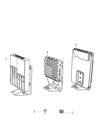 1984 Dodge Rampage Amplifier 12 Channel Diagram for 68381740AB