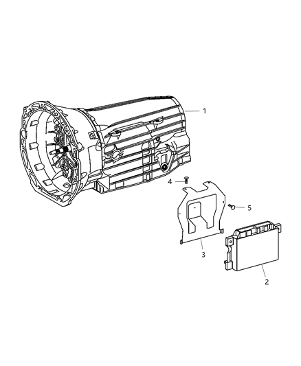 Module Transmission Control Diagram for 68035952AA