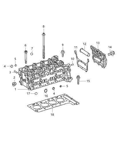 Plug [M12X1.5X15.0] Diagram for 6104463AA