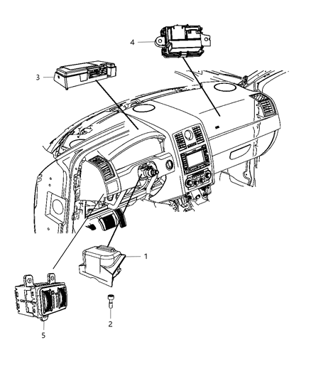 2011 Chrysler 300 Module Lighting Control Diagram for 4602892AB