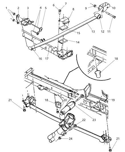 2019 Dodge Charger Screw, Parking Brake Lever Mounting Attaching HCU To Stud Diagram for 6100586