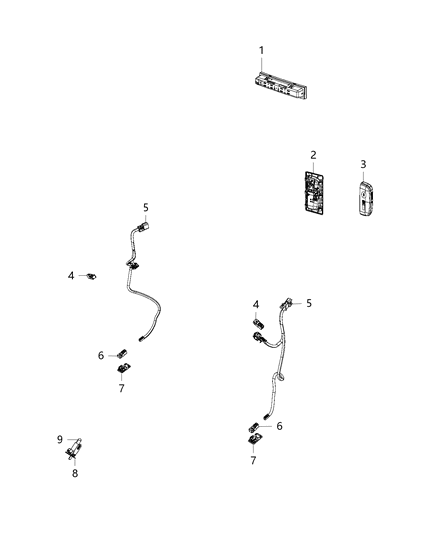 Wiring Door Jumper Diagram for 68193327AA