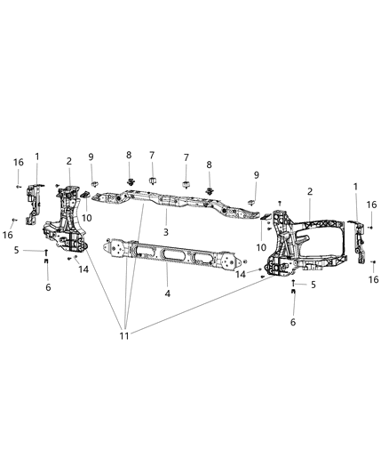 2009 Dodge Sprinter 3500 Pin Push Diagram for 68237257AA