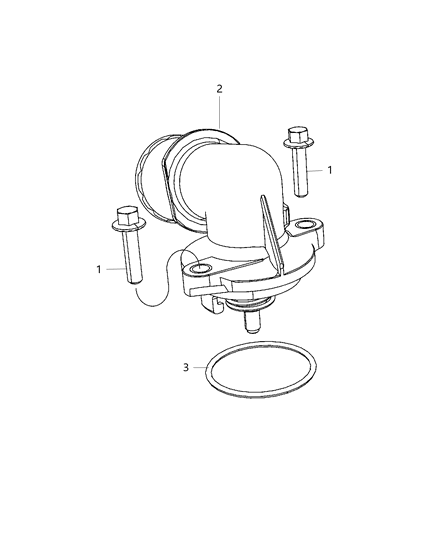 Thermostat Diagram for 68253457AA