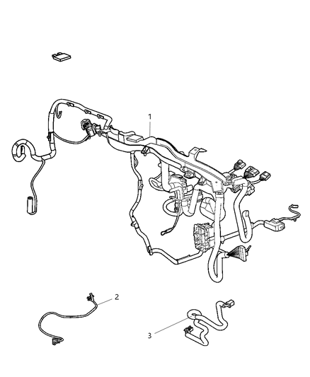 2001 Jeep Grand Cherokee Wiring Instrument Panel Diagram for 5084177AD