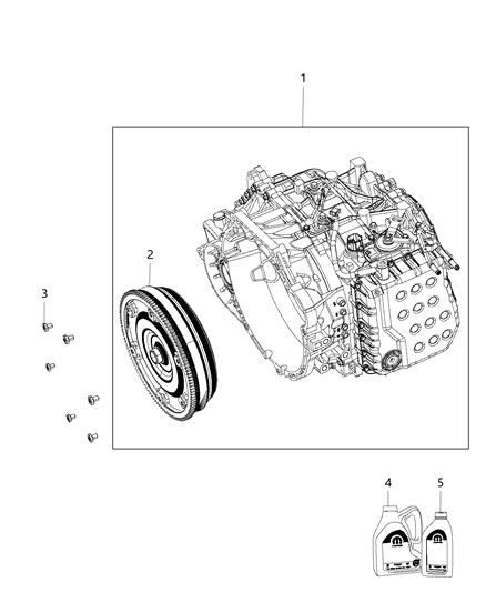 Transaxle Diagram for RL197729AC