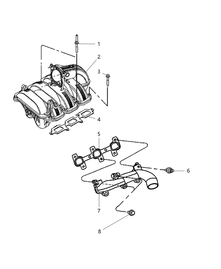 2021 Jeep Grand Cherokee L Pad Engine Diagram for 53032787AA