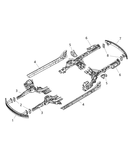 2015 Chrysler 200 Tape Diagram for 68225264AA