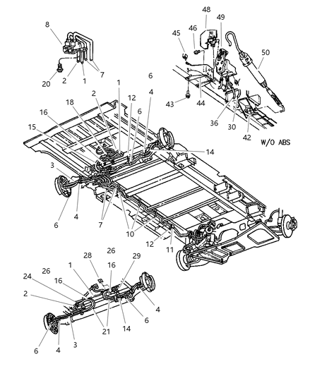 Nut Tube M10 X 1.00 Diagram for 6504943AA