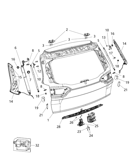 Sensor Pinch Diagram for 68103069AC