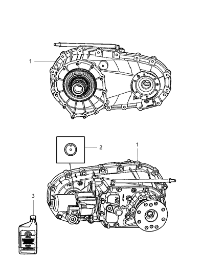 Lubricant Transfer Case Quart [Ms-10216] Diagram for 5016796AB