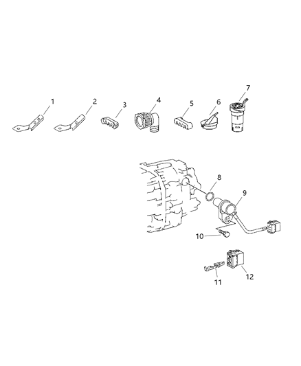 2025 Ram ProMaster 2500 Sensor Acceleration Diagram for 5120342AA