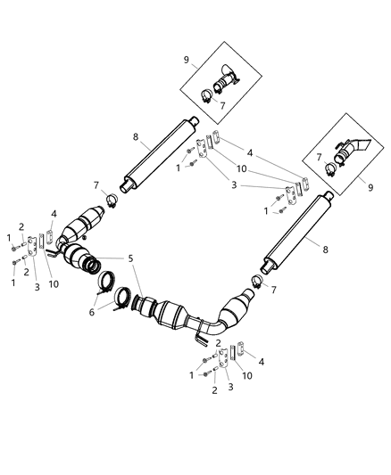 2016 Dodge Viper Screw And Washer Hexagon Head M8X1.25X55.00 Diagram for 6511374AA