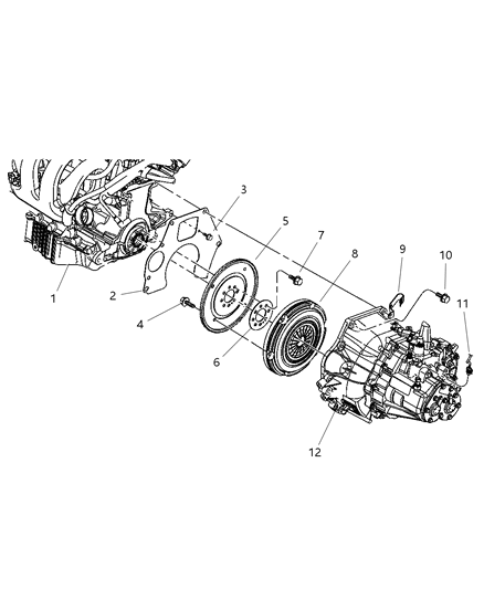 Pressure Plate Diagram for 4668400AF
