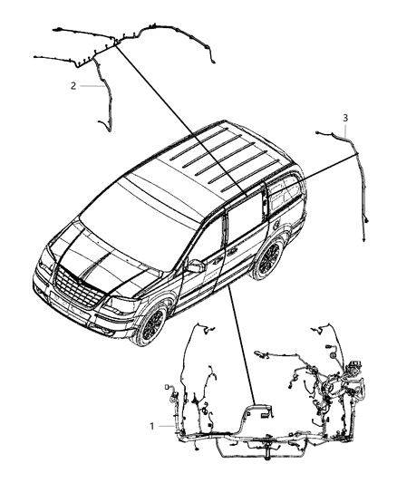 1988 Dodge Colt Wiring Body C - Pillar Diagram for 68078890AD