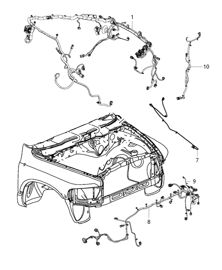 2015 Ram 1500 Fuse Cartridge 50 Amp Diagram for 6102078AA