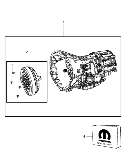 Transmission Diagram for R8457585AA