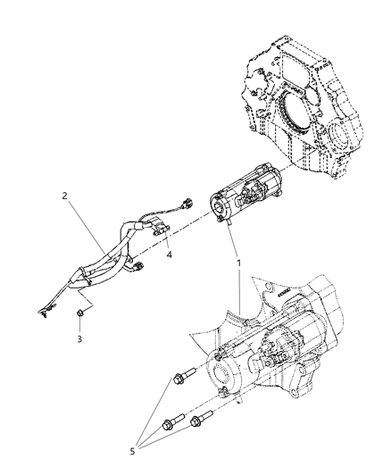 Wiring Starter Diagram for 68078946AA