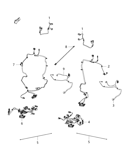 Wiring Seat Cushion Driver Diagram for 68298217AC