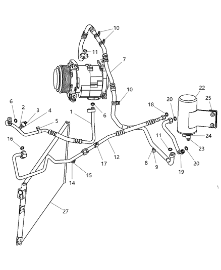 1984 Jeep Wagoneer Screw And Washer Hexagon Head .25-20X.875 Diagram for 6035877AA