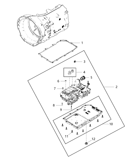 Valve Body Diagram for RL227332AA
