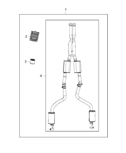 Air Induction Kit Cold Air Diagram for 77070044AD