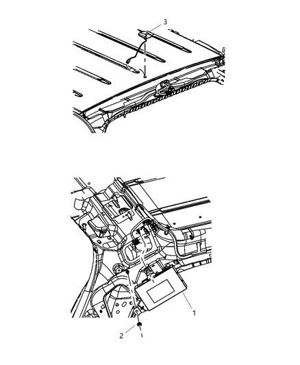 Receiver Satellite Diagram for 5064261AG