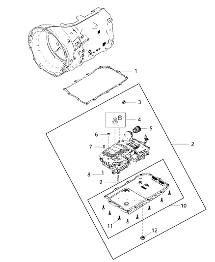 Valve Body Diagram for RL227332AD