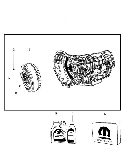 Converter Kit Torque Diagram for R8051241AB