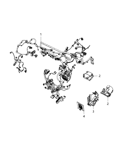 2021 Jeep Compass Nut Hexagon M6X1 B Terminal To Battery Diagram for 6106120AA