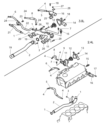 Clip, Fuel Injector, P - Engine Diagram for MS660236