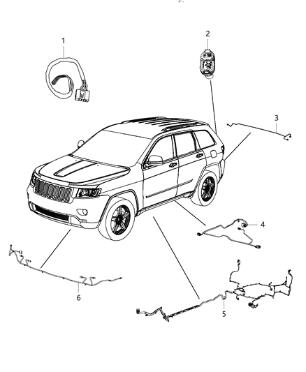 Wiring Underbody Diagram for 68145138AD