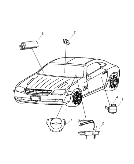 Air Bag Driver, Driver Side Diagram for 1EE14ARKAA