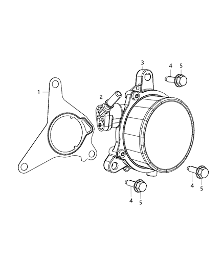 Bolt Hexagon Flange Head M8X1.25X70.00 Diagram for 6104205AA