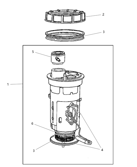 Level Unit Package Fuel Diagram for 4897757AC