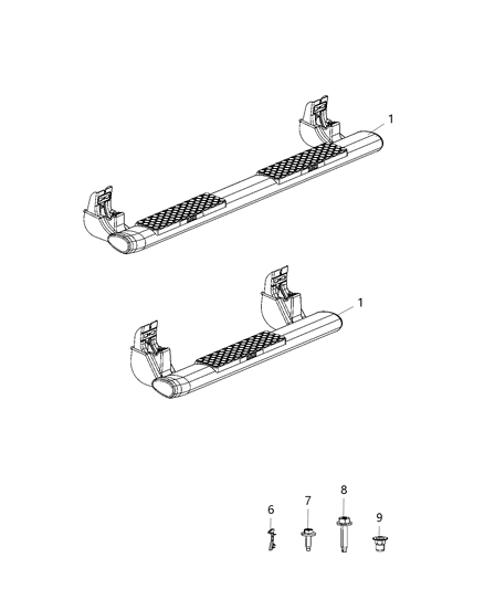 1987 Dodge Ramcharger Step Side Diagram for 68305319AC