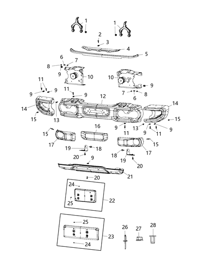 Panel Closeout Diagram for 6BU43RXFAB
