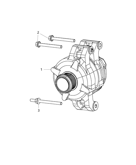 Generator Engine Diagram for 4801779AG