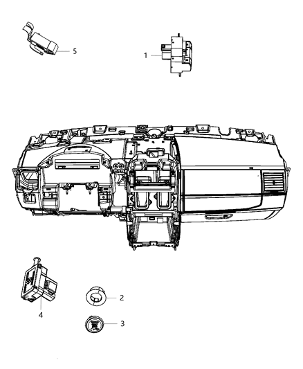 1993 Jeep Cherokee Switch Stop Lamp Diagram for 4671336AC