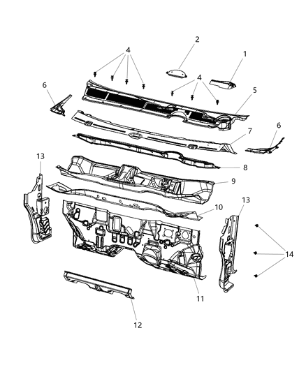 2015 Dodge Dart Tape Sealing Diagram for 68092142AA