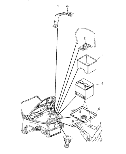 Battery Storage Diagram for BB26R450AA